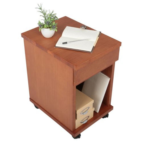 N型上段引出付きリビングワゴン(W300×D400×H495)