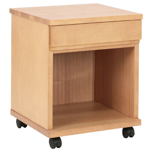 N型上段引出付きリビングワゴン(W400×D400×H495)