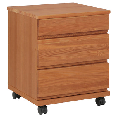 N型3段引出付きリビングワゴン(W400×D400×H495)