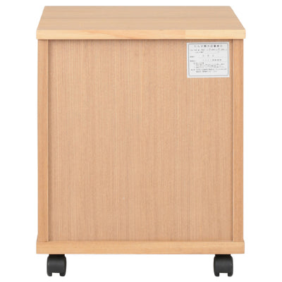 N型3段引出付きリビングワゴン(W400×D400×H495)