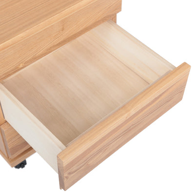 N型3段引出付きリビングワゴン(W400×D400×H495)