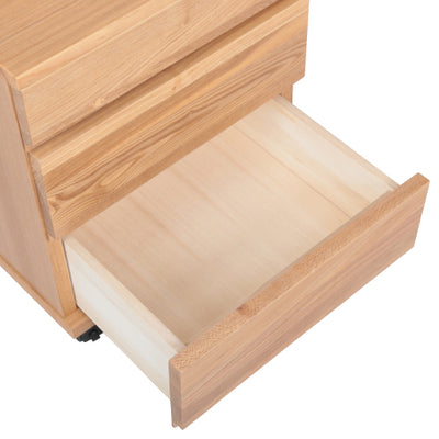 N型3段引出付きリビングワゴン(W400×D400×H495)