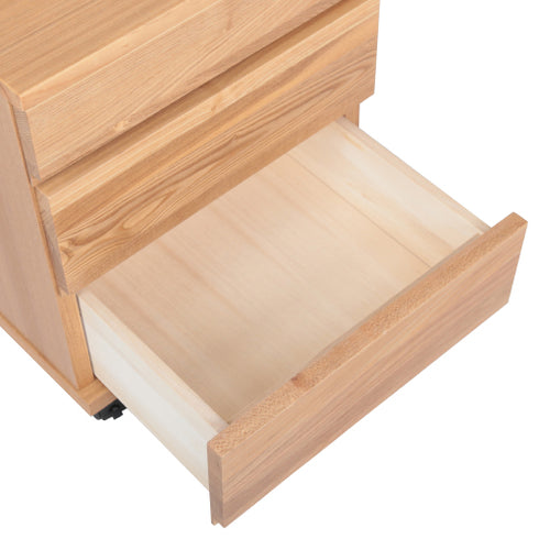 N型3段引出付きリビングワゴン(W400×D400×H495)