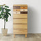 【お部屋に馴染む】天然木の温もりが、どんなお部屋にも優しく調和するチェストです。