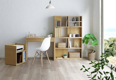 【理想の書斎がここに】
トンドシリーズで揃えれば、デザイン性と機能性を両立した、統一感のある快適なワークスペースがすぐに完成します。