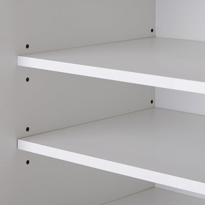 アリス 122OP 両板戸型スライド食器棚(W1220×D550×H1945)