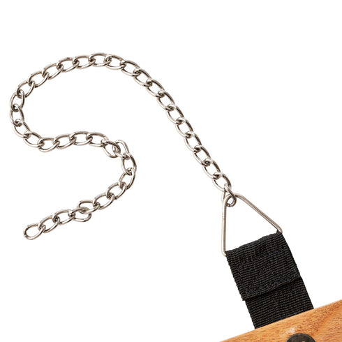 先端のリングをフック等に引っ掛けるだけですぐにお使いいただけ、足元にベースがない分、取り付けてもスッキリとした印象を与えてくれます。