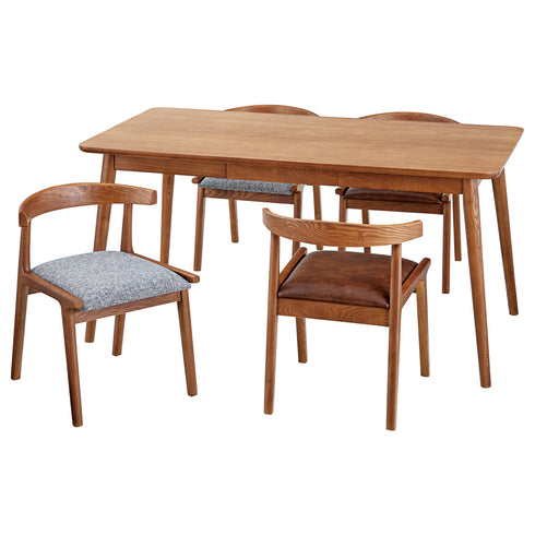 【異素材ミックスの上質感】
ファブリックとソフトレザーの異なる張地を選べることで、インテリアに合わせた洗練された空間づくりが楽しめます。