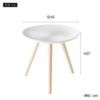 【サイズ図:最適なサイズ感】直径40cm、高さ37cmのMサイズは、リビングや寝室、玄関など様々な場所で活躍する使いやすい設計です。