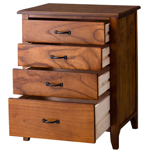 【4段引き出しで、見た目以上の収納力】
奥行きたっぷりの引き出しは、書類や日用品の整理にぴったりで、部屋のごちゃつきをスマートにまとめてくれます。