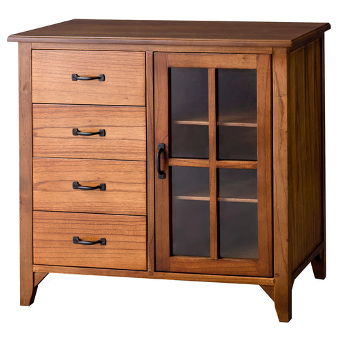 【天然木とアイアンの調和】
使うほどに味わいが増す天然木ミンディの木目と、空間を引き締める無骨なブラックアイアンの取っ手が織りなす、唯一無二のデザインをお楽しみください。