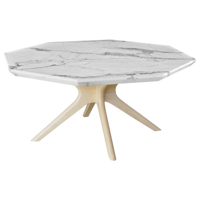 【高級感と温もりが同居する】
大理石柄のクールな天板とバーチ天然木の柔らかな脚部が絶妙なバランスで融合し、お部屋に洗練されたぬくもりをもたらします。