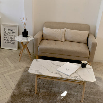 【シリーズで叶える北欧空間】
同じColletシリーズの家具で揃えれば、統一感が生まれて温もりあふれる北欧テイストの中に、高級感が漂う理想のお部屋が完成します。