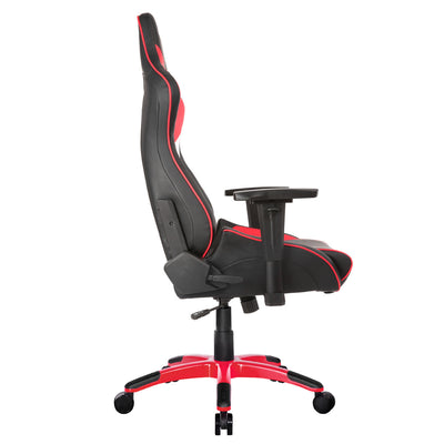 【身体を包むレーシングカー設計】
スポーツカーのシートを思わせる流麗なフォルムは見た目にも美しく、前後左右、高さから回転まで調整可能な4Dアームレストが、あなただけの完璧なポジション設定を可能にします。