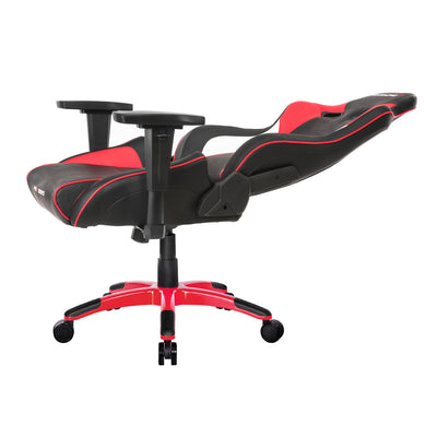 【座ったまま究極のリラックスへ】
作業の合間に椅子を移動することなく、最大180度まで倒せるリクライニング機能を使えば、まるでベッドのような心地よさで身体を完全に預けてリフレッシュできます。