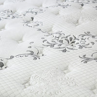 【芸術的なキルティング】繊細な模様が織りなすキルティングが、見た目にも美しい寝心地を約束します。