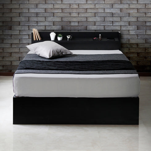 ルース Mスペースベッドフレーム クイーン(W1600×D2110×H700)