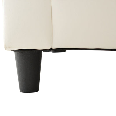 【高さを変えられる2Way仕様】
脚は取り外し可能な2Way仕様となっており、脚を付けて開放的な印象にしたり、脚を外してロースタイルにしたりと、気分やお部屋に合わせて高さを変えられます。