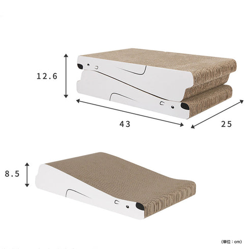【使いやすいサイズ感】愛猫がゆったりくつろげる、程よい大きさと高さに設計されています。
