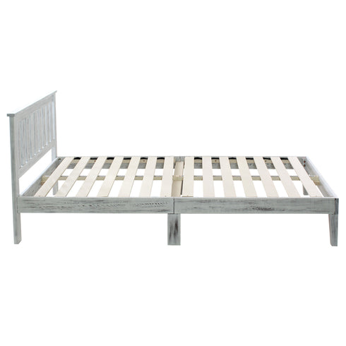 【見えない部分もしっかり頑丈に】
中央に桟木と脚を設けた頑丈設計で、静止耐荷重200kgを実現し、毎日の眠りをしっかりと支えます。