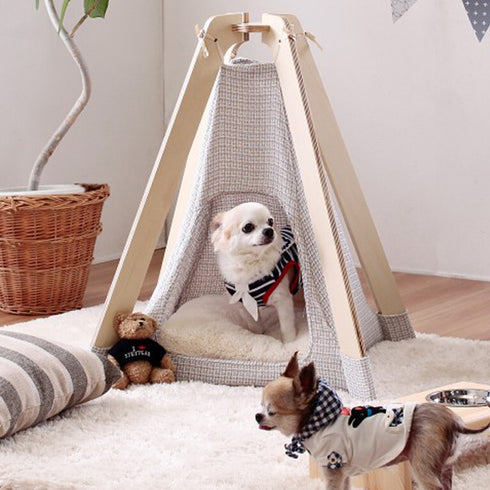 ワンちゃんやネコちゃんが好む、カラダが収まる位の丁度良い広さです。