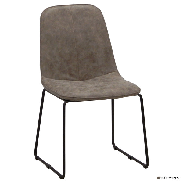 【温もりとモダンが調和】
ライトブラウンのダイニングレザーチェア、お手入れも簡単で普段使いに最適、どんなテーブルにも合わせやすいデザインです。