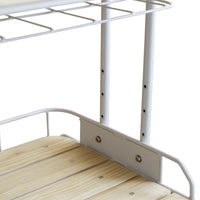 【収納物に合わせて調整】下棚は4段階で高さ調節が可能で、収納したいものにぴったりのスペースを作り出します。