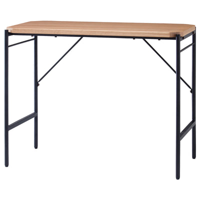 オーク材とスチール素材を組み合わせてライトヴィンテージの雰囲気を感じられる「グラムシリーズ」の幅900mmのデスクです。