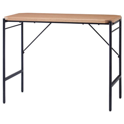 オーク材とスチール素材を組み合わせてライトヴィンテージの雰囲気を感じられる「グラムシリーズ」の幅900mmのデスクです。