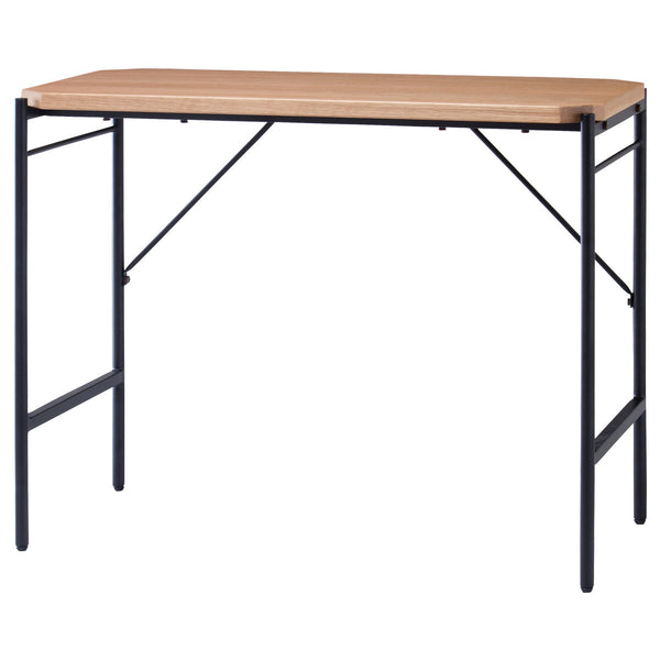 オーク材とスチール素材を組み合わせてライトヴィンテージの雰囲気を感じられる「グラムシリーズ」の幅900mmのデスクです。