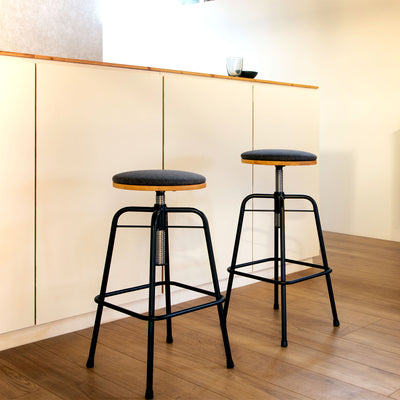 グラム スツール ハイタイプ(W440×D440×H590-710)