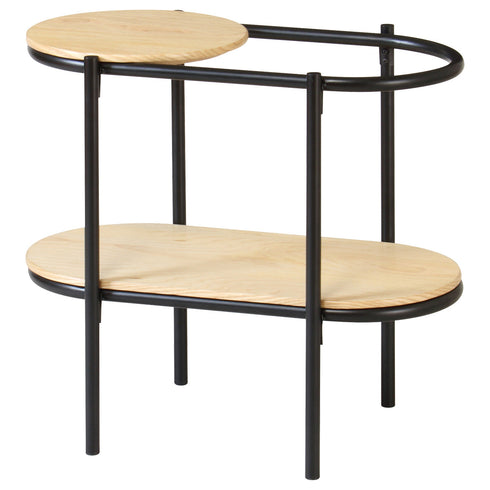 "植物"×"家具"がコンセプトで、観葉植物をおしゃれに飾り、魅せることのできる「リーフシリーズ」のサイドテーブルです。