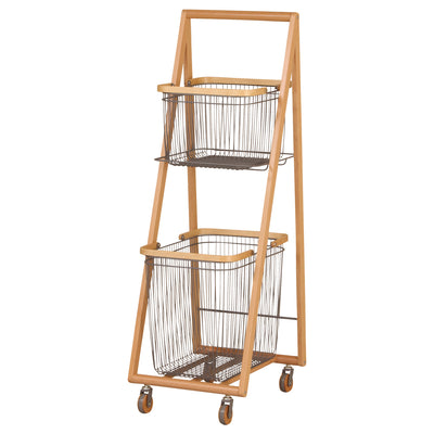 【見せる収納でお洒落に】
シックなグレーカラーは、ランドリースペースだけでなくリビングの「見せる収納」としても活躍し、お部屋をスタイリッシュな雰囲気に変えてくれます。