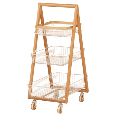 リヴ キャリーバスケットワゴンM(W355×D545×H865)