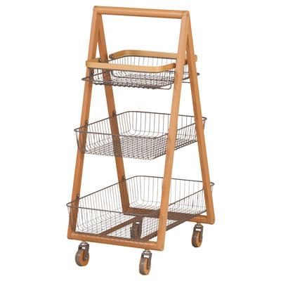 リヴ キャリーバスケットワゴンM(W355×D545×H865)