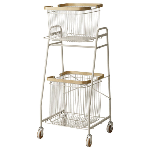 【柔らかな白、天然木の温もり】
清潔感あふれるホワイトスチールと、優しい風合いの天然木が織りなすコントラストが、どんな空間にも柔らかな光と温もりを添える。