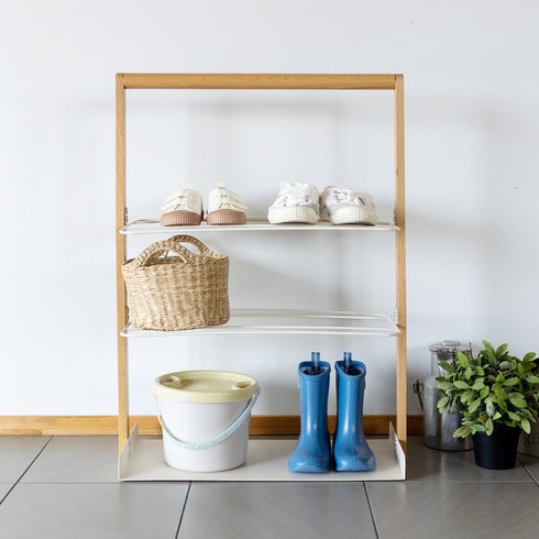 使いやすく、"Livable(住みやすい)"暮らしに寄り添ってくれるインテリア「リヴシリーズ」のエントランスラックです。