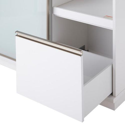 【ゆっくりと閉まります】引出しはソフトクローズレールにより、ゆっくりと閉まります。