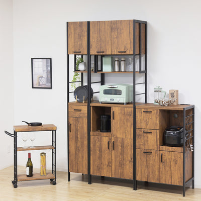 同シリーズの30-200や60-200の食器棚との組み合わせでより洗練された空間をつくることができます。