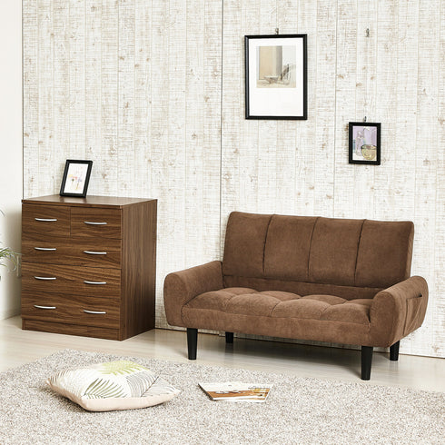 【温もり感じる、コーヒーブラウン】
落ち着いたコーヒーブラウンが、温かみのある空間を作り出し、コンパクトながらもしっかりとした座り心地で、あなたのリラックスタイムに寄り添います。