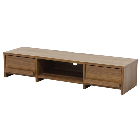 【風格漂うウォールナット色】
しっとりとした深みのあるウォールナットの美しい木目調が、お部屋に高級感と落ち着きを与え、洗練されたインテリア空間を完成させます。