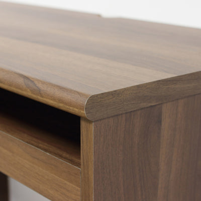 肘が痛くならないR構造の木口の天板