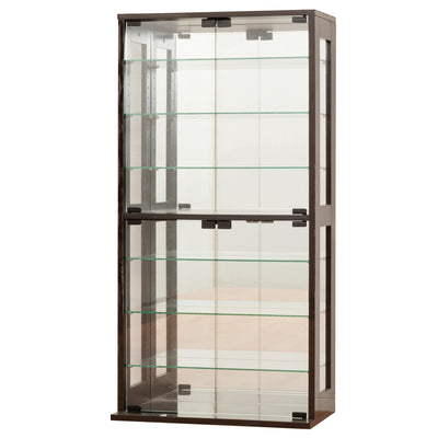 【魅せる収納で日常を彩る】
シックなダークブラウンのフレームが、お部屋に落ち着きと高級感を与え、ただ飾るだけでなく、空間そのものを特別なものへと変えていくでしょう。