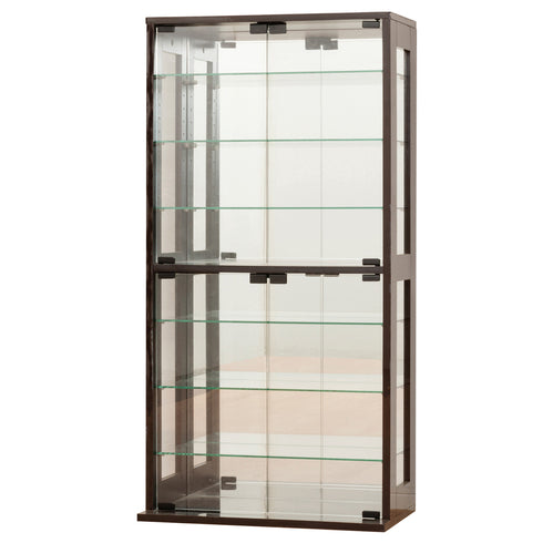 【魅せる収納で日常を彩る】
シックなダークブラウンのフレームが、お部屋に落ち着きと高級感を与え、ただ飾るだけでなく、空間そのものを特別なものへと変えていくでしょう。