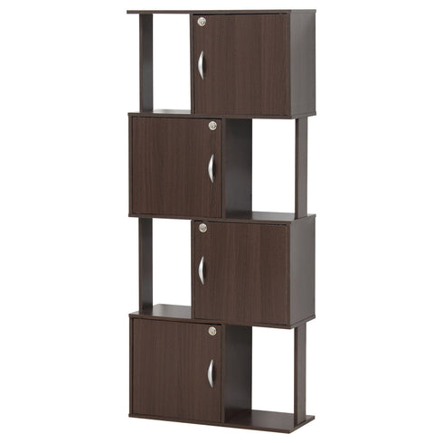 【個性が光るジグザグラック】
リズミカルに配置された棚が、お部屋に動きと楽しさを与え、落ち着いたブラウンの色合いが、リビングや書斎を洗練された印象に仕上げます。