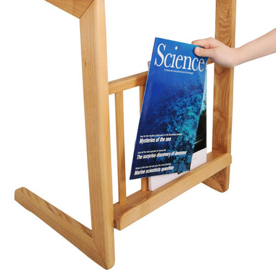 【読みかけの本の指定席】
ソファに座ったまま、さっと手を伸ばせばお気に入りの雑誌や本が取り出せる、便利なマガジンラックがあなたの読書時間を豊かにします。