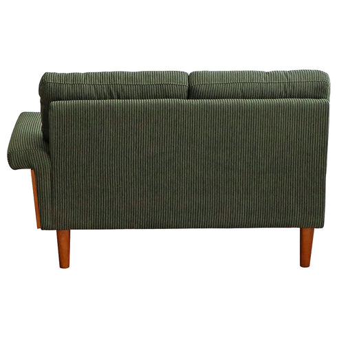 背面までコーデュロイ生地できれいに仕上げているため、壁付けだけでなく、お部屋の真ん中にあえて配置することも可能です。