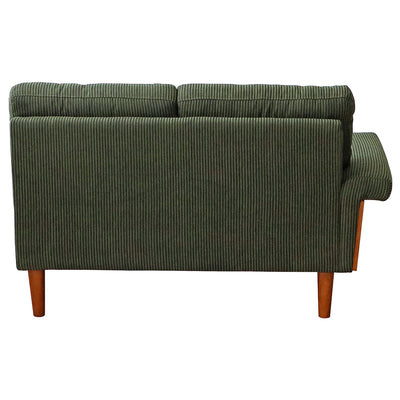 背面までコーデュロイ生地できれいに仕上げているため、壁付けだけでなく、お部屋の真ん中にあえて配置することも可能です。