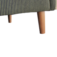 【床に優しい設計】耐久性のあるラバーウッド脚にはフェルトが貼られ、大切な床を傷つけません。