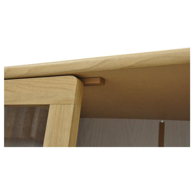 【ピタッと閉まる心地よさ】
天板の裏には扉をしっかりと固定するストッパーがあり、ホコリの侵入を防ぎながら、見た目もすっきりとした印象を保ちます。